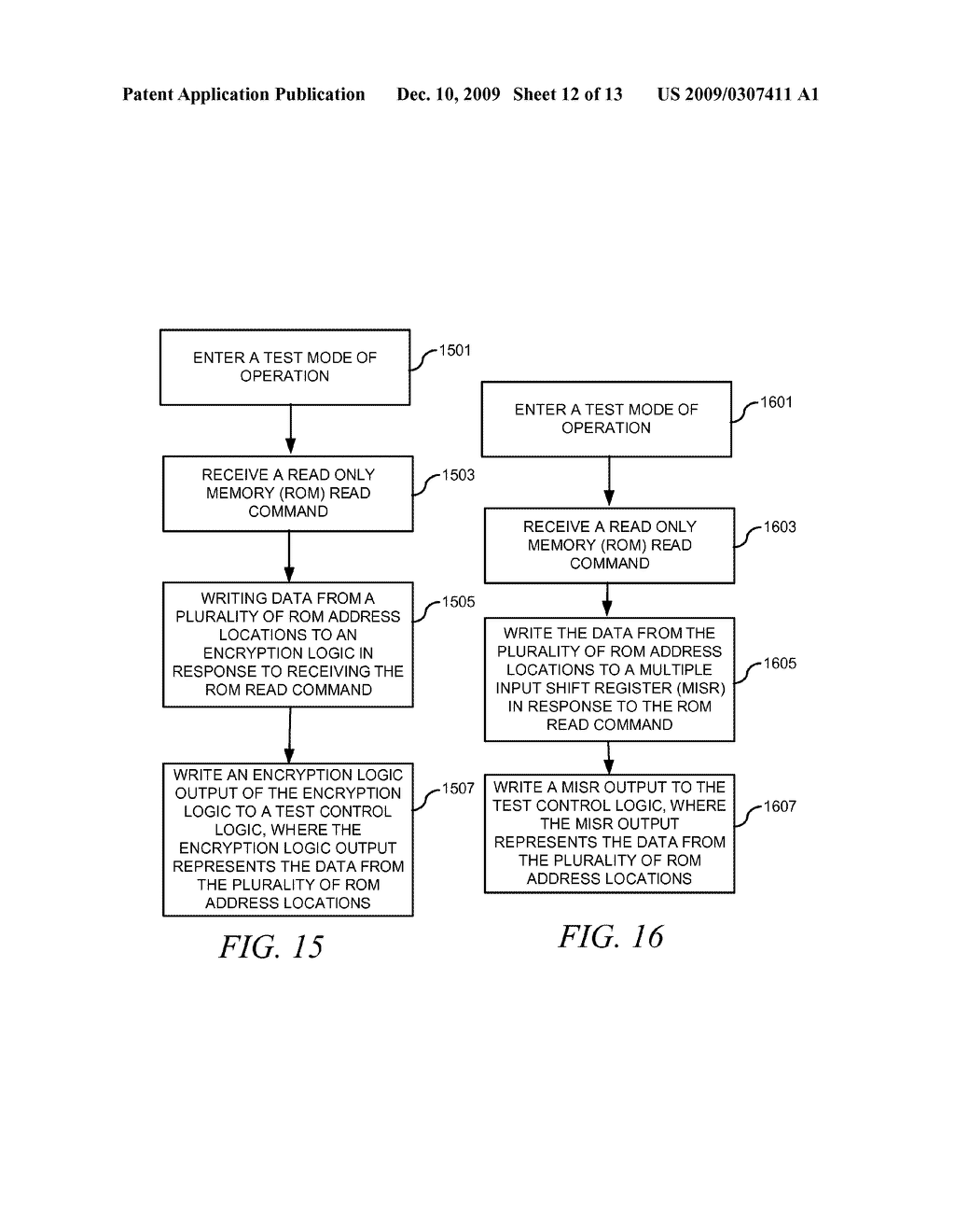 METHOD AND APPARATUS FOR SECURING DIGITAL INFORMATION ON AN INTEGRATED CIRCUIT DURING TEST OPERATING MODES - diagram, schematic, and image 13