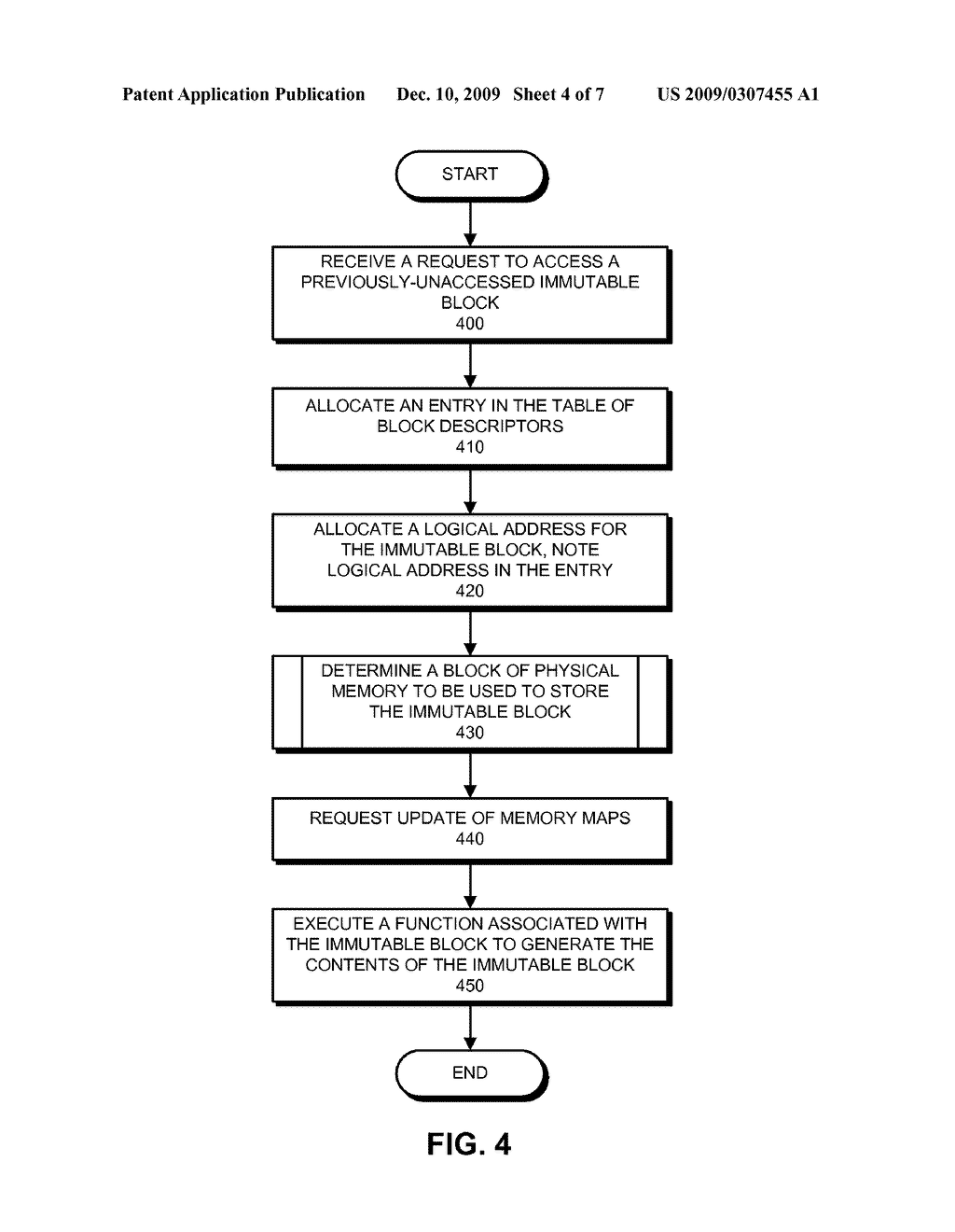 METHOD AND APPARATUS FOR ALLOCATING MEMORY FOR IMMUTABLE DATA ON A COMPUTING DEVICE - diagram, schematic, and image 05