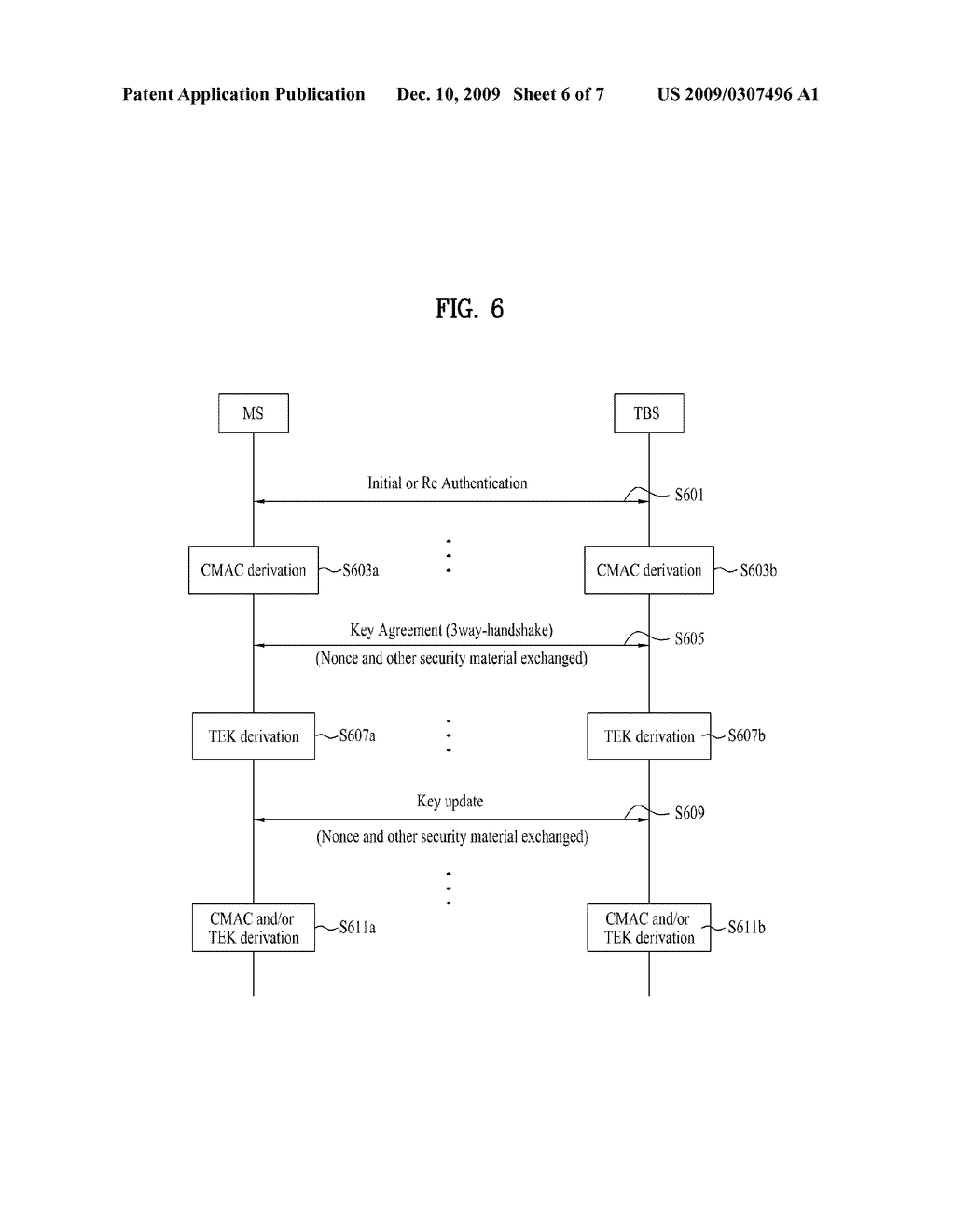 METHOD OF DERIVING AND UPDATING TRAFFIC ENCRYPTION KEY - diagram, schematic, and image 07