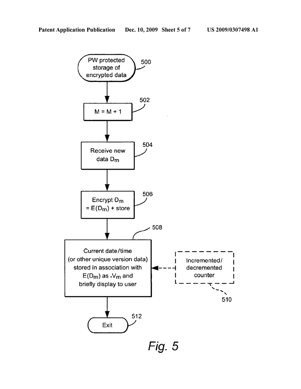 USER-DEFINED PASSWORDS HAVING ASSOCIATED UNIQUE VERSION DATA TO ASSIST USER RECALL OF THE PASSWORD - diagram, schematic, and image 06