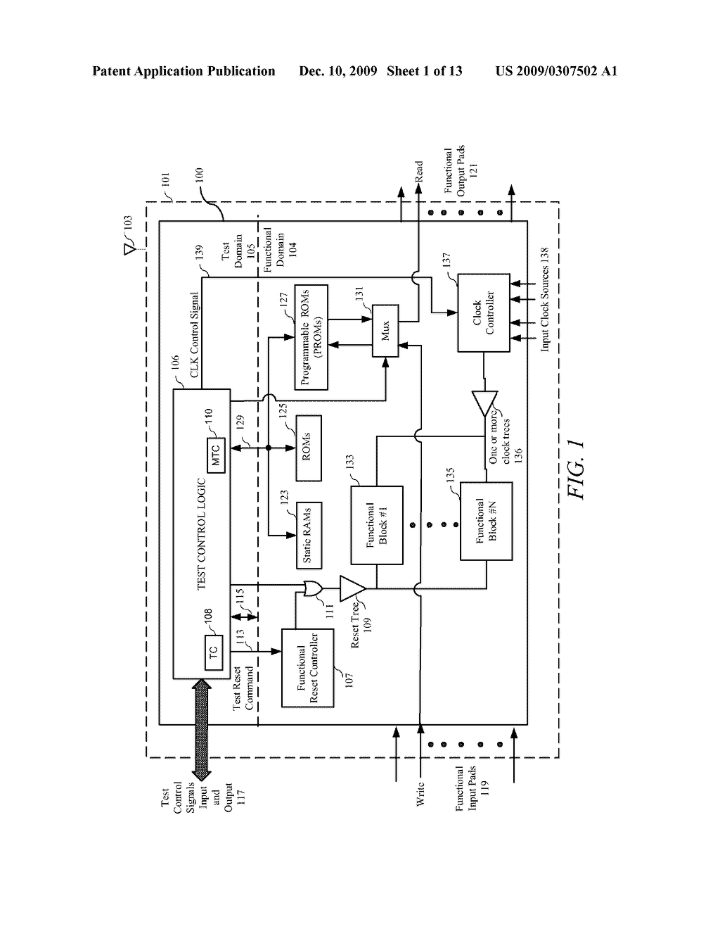 METHOD AND APPARATUS FOR SECURING DIGITAL INFORMATION ON AN INTEGRATED CIRCUIT READ ONLY MEMORY DURING TEST OPERATING MODES - diagram, schematic, and image 02