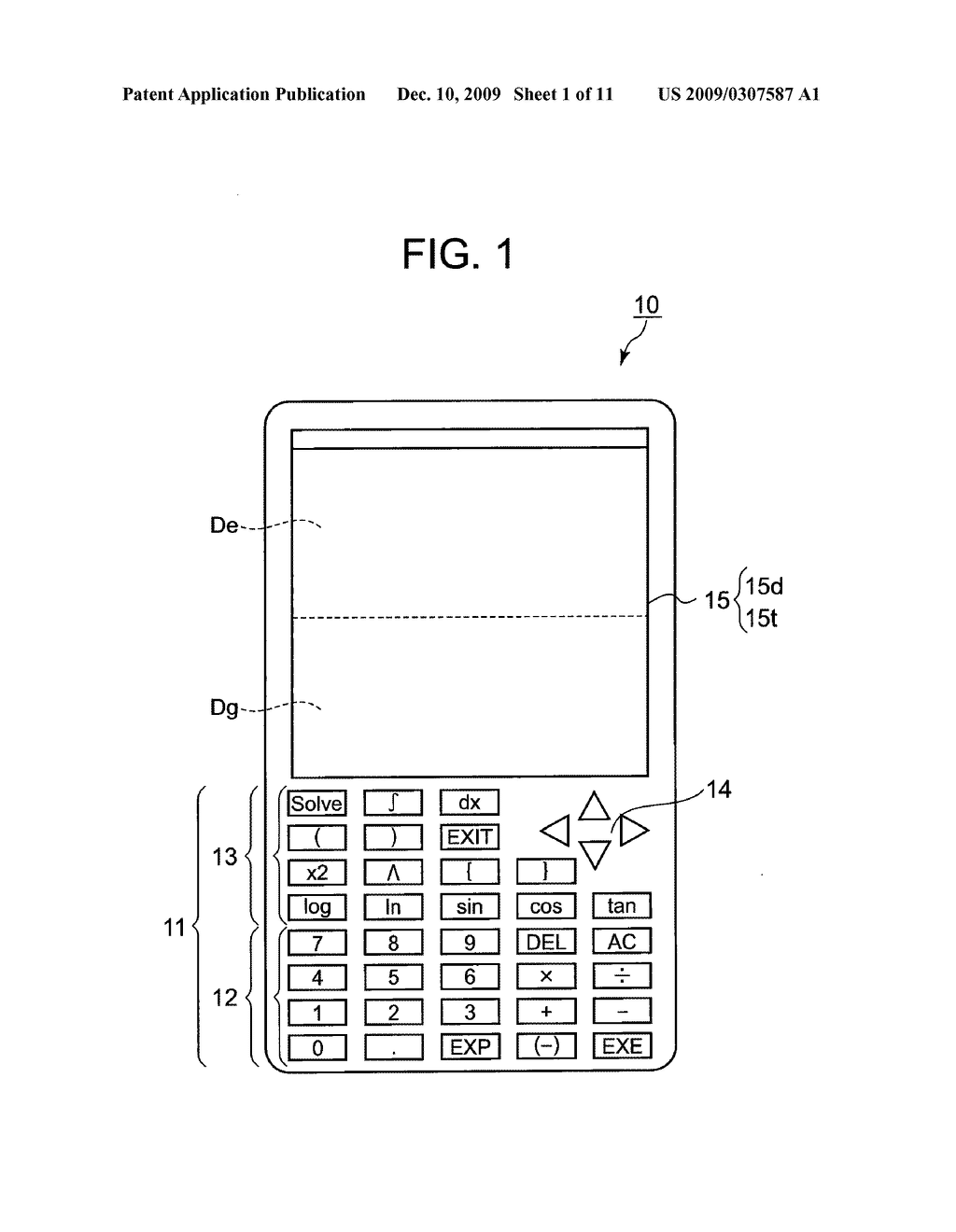 GRAPHING CALCULATOR HAVING TOUCHSCREEN DISPLAY UNIT - diagram, schematic, and image 02