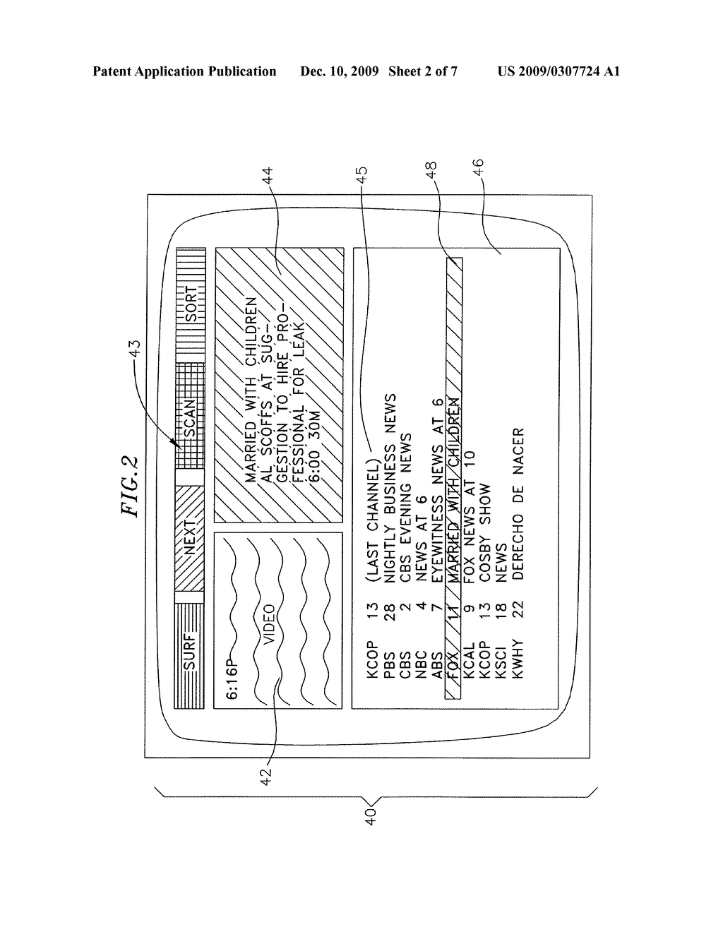 SYSTEM AND METHOD FOR GRAZING TELEVISION CHANNELS FROM AN ELECTRONIC PROGRAM GUIDE - diagram, schematic, and image 03