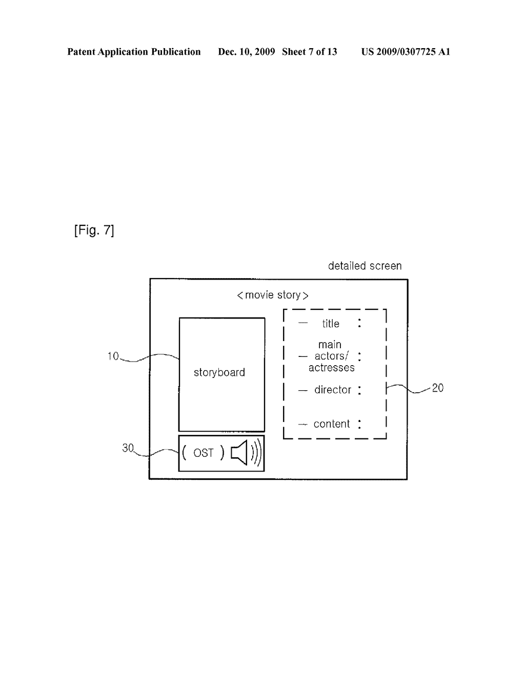 METHOD FOR PROVIDING CONTENTS INFORMATION IN VOD SERVICE AND VOD SYSTEM IMPLEMENTED WITH THE SAME - diagram, schematic, and image 08