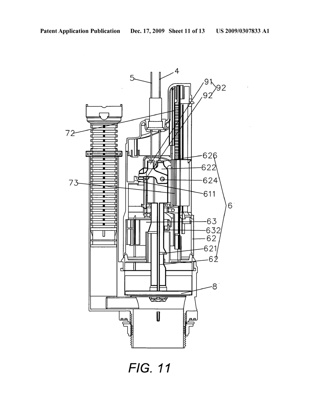 TOILET TANK VALVE STRUCTURE - diagram, schematic, and image 12