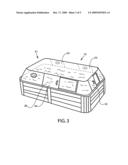 Spa covering device diagram and image