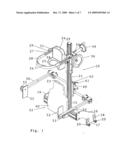 Shoulder surgery attachment for a surgical table diagram and image