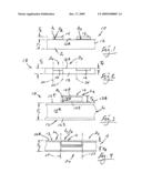 Composite layered panel and methodology including selected regional elevated densification diagram and image