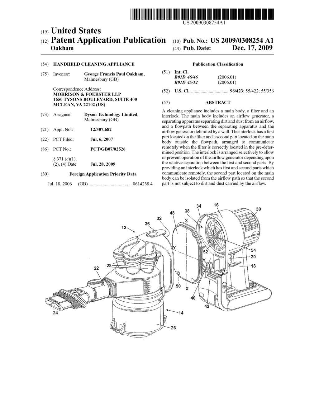 HANDHELD CLEANING APPLIANCE - diagram, schematic, and image 01