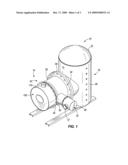 REMOVABLE HEAT EXCHANGER FOR A GAS FIRED WATER HEATER diagram and image