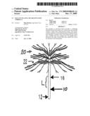 Self-ventilating, decorative patio umbrella diagram and image