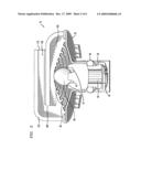 Fuel pressure regulator valve assembly diagram and image