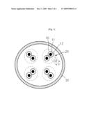 COMMUNICATION CABLE OF HIGH CAPACITY diagram and image