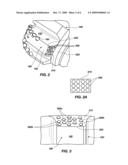 ROTARY DRILL BITS AND DRILLING TOOLS HAVING PROTECTIVE STRUCTURES ON LONGITUDINALLY TRAILING SURFACES diagram and image