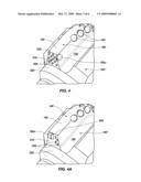 ROTARY DRILL BITS AND DRILLING TOOLS HAVING PROTECTIVE STRUCTURES ON LONGITUDINALLY TRAILING SURFACES diagram and image