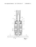 MEMBER FOR REMOVABLY CONNECTING AT LEAST ONE VERTICAL GUIDE AND SLIDE WALL ABOVE A CONVEYOR, THE VERTICAL GUIDE AND SLIDE WALL, AND GUIDE AND SLIDE MEANS FOR SAID WALL diagram and image