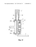 MEMBER FOR REMOVABLY CONNECTING AT LEAST ONE VERTICAL GUIDE AND SLIDE WALL ABOVE A CONVEYOR, THE VERTICAL GUIDE AND SLIDE WALL, AND GUIDE AND SLIDE MEANS FOR SAID WALL diagram and image