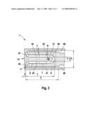 SENSOR ELEMENT HAVING IMPROVED THERMALPROPERTIES FOR DETERMINING A GAS COMPONENT diagram and image