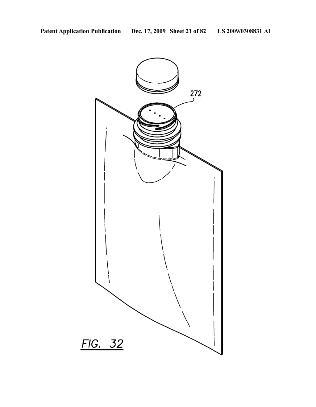 POUCH CARTON AND CONTAINER FITMENTS FOR USE WITH ANY INGREDIENTS - diagram, schematic, and image 22