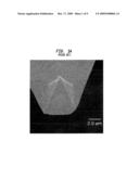 MONOLITHIC HIGH ASPECT RATIO NANO-SIZE SCANNING PROBE MICROSCOPE (SPM) TIP FORMED BY NANOWIRE GROWTH diagram and image