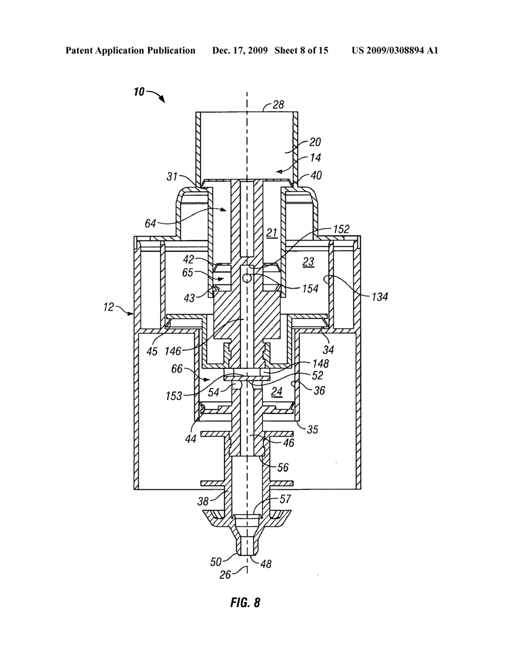 Withdrawal discharging piston pump - diagram, schematic, and image 09