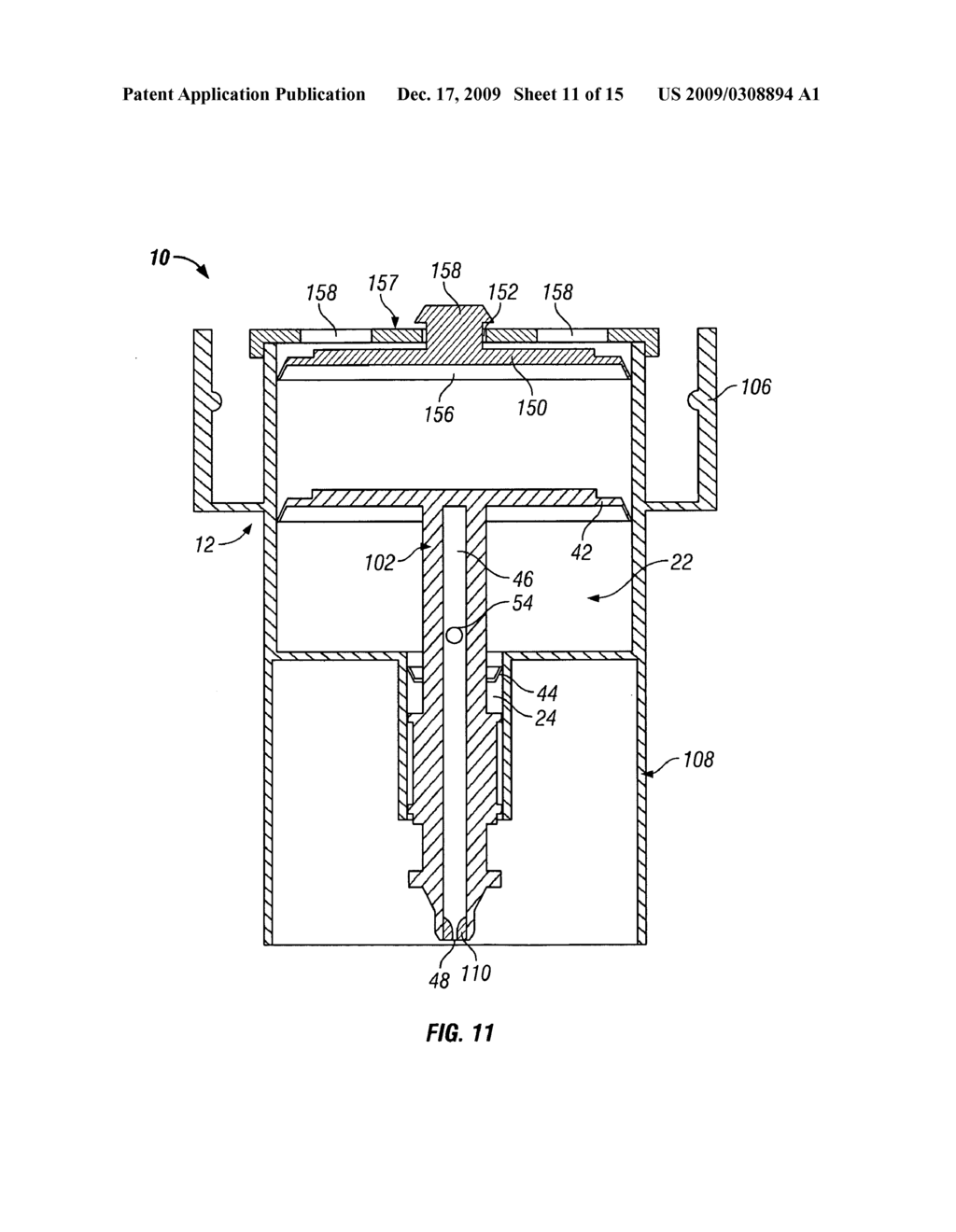 Withdrawal discharging piston pump - diagram, schematic, and image 12