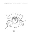 Oscillating sprinkler with adjustable mechanism diagram and image