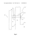 Concrete form anchor device, system and method for forming trenches diagram and image