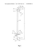 Concrete form anchor device, system and method for forming trenches diagram and image