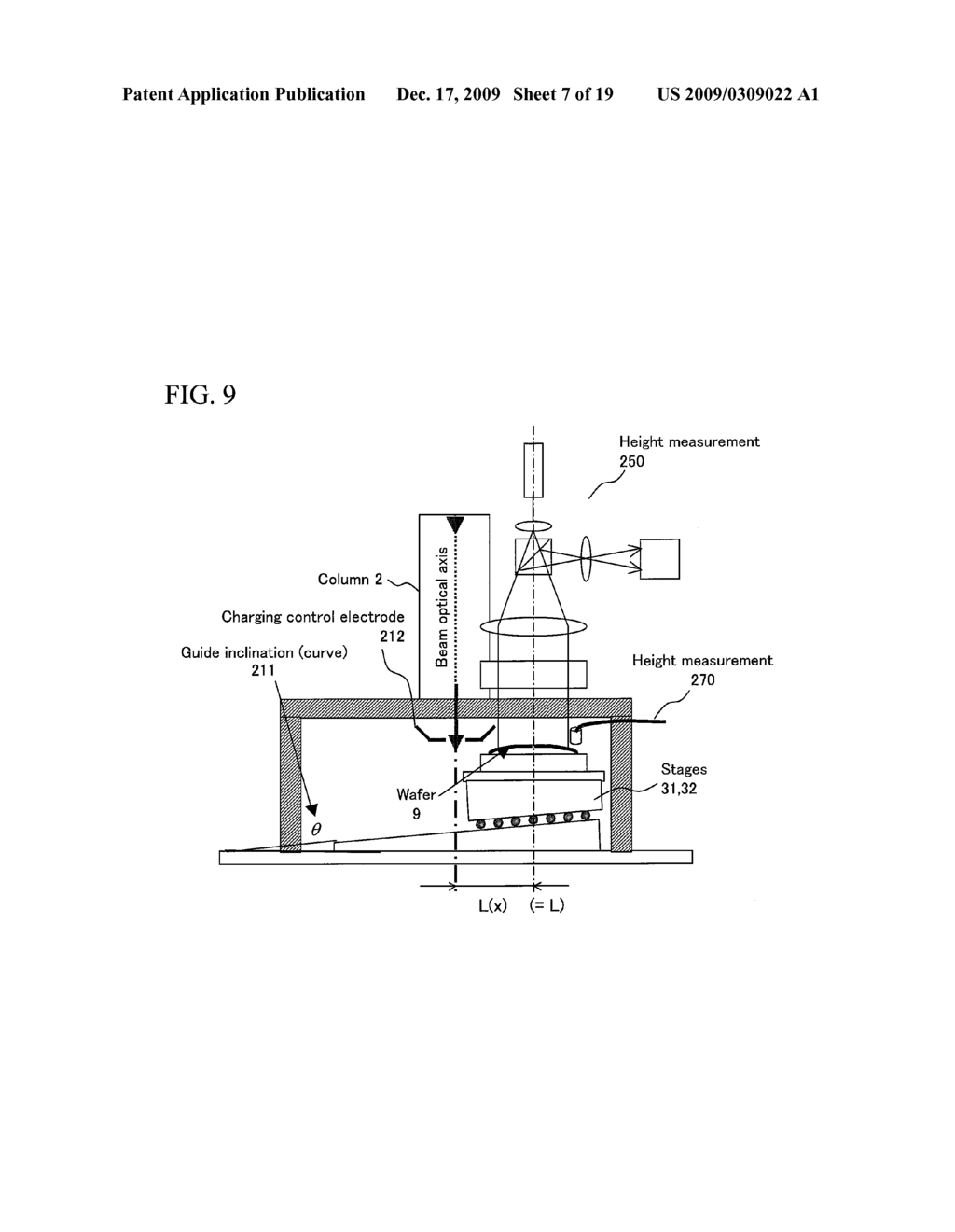 APPARATUS FOR INSPECTING A SUBSTRATE, A METHOD OF INSPECTING A SUBSTRATE, A SCANNING ELECTRON MICROSCOPE, AND A METHOD OF PRODUCING AN IMAGE USING A SCANNING ELECTRON MICROSCOPE - diagram, schematic, and image 08