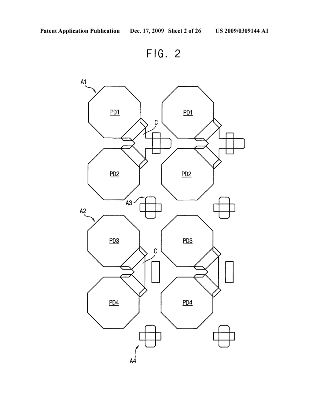 CMOS Image sensor having a crosstalk prevention structure - diagram, schematic, and image 03