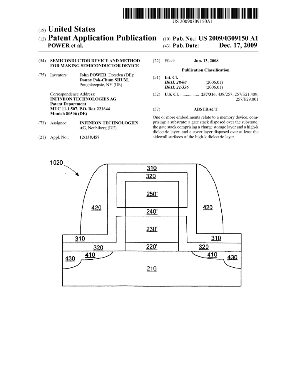 Semiconductor Device And Method For Making Semiconductor Device - diagram, schematic, and image 01