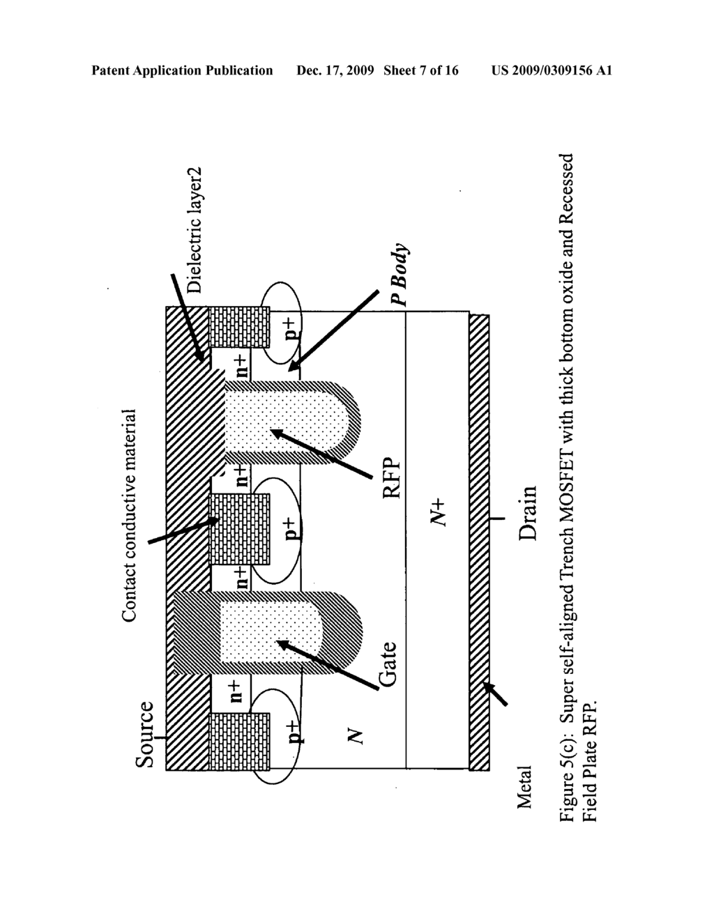 Super Self-Aligned Trench MOSFET Devices, Methods, and Systems - diagram, schematic, and image 08