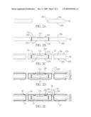 PACKAGE SUBSTRATE HAVING EMBEDDED SEMICONDUCTOR CHIP AND FABRICATION METHOD THEREOF diagram and image