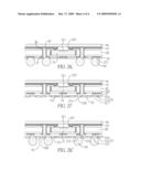 PACKAGE SUBSTRATE HAVING EMBEDDED SEMICONDUCTOR CHIP AND FABRICATION METHOD THEREOF diagram and image