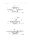 METHOD OF PRODUCING STIFFENED PANELS MADE OF A COMPOSITE AND PANELS THUS PRODUCED diagram and image