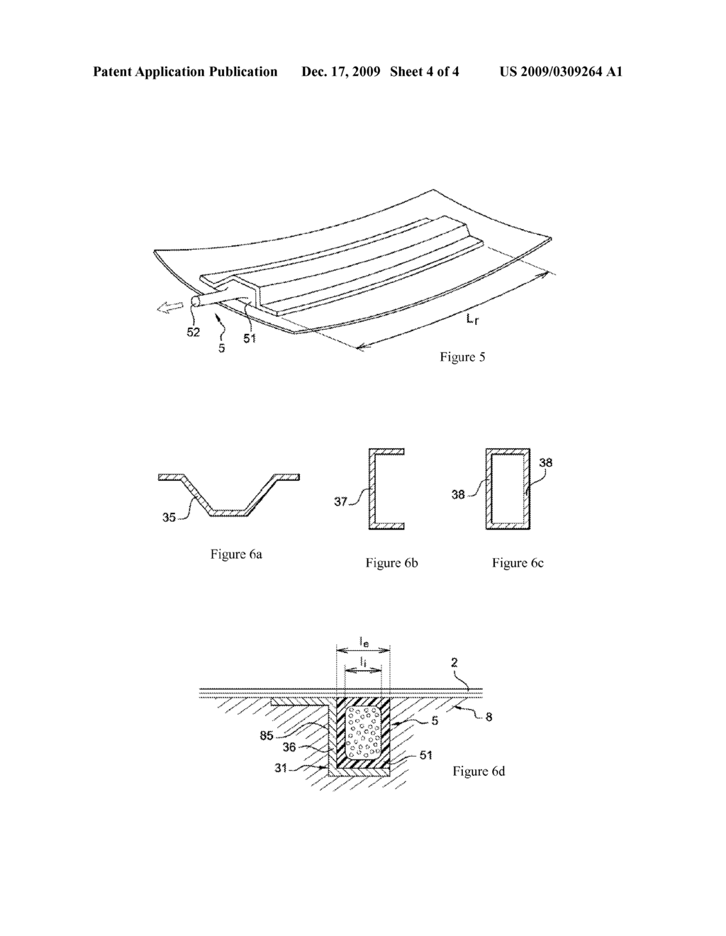 METHOD OF PRODUCING STIFFENED PANELS MADE OF A COMPOSITE AND PANELS THUS PRODUCED - diagram, schematic, and image 05