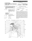 APPARATUS AND METHOD FOR REMOVING FLAT PRINTED PRODUCTS FROM A STACK AND TRANSFERING THE PRINTED PRODUCTS TO A MOVING TRANSPORTING DEVICE diagram and image