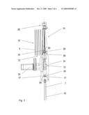 APPARATUS AND METHOD FOR REMOVING FLAT PRINTED PRODUCTS FROM A STACK AND TRANSFERING THE PRINTED PRODUCTS TO A MOVING TRANSPORTING DEVICE diagram and image