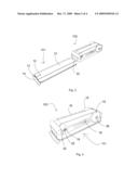 Ski equipped with a collapsible undercarriage device diagram and image