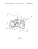 Gas Fuel Filling Lid Device for Vehicle diagram and image