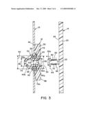 MOUNTING ARRANGEMENT FOR MOUNTING CLADDING TO VEHICLE BODY diagram and image