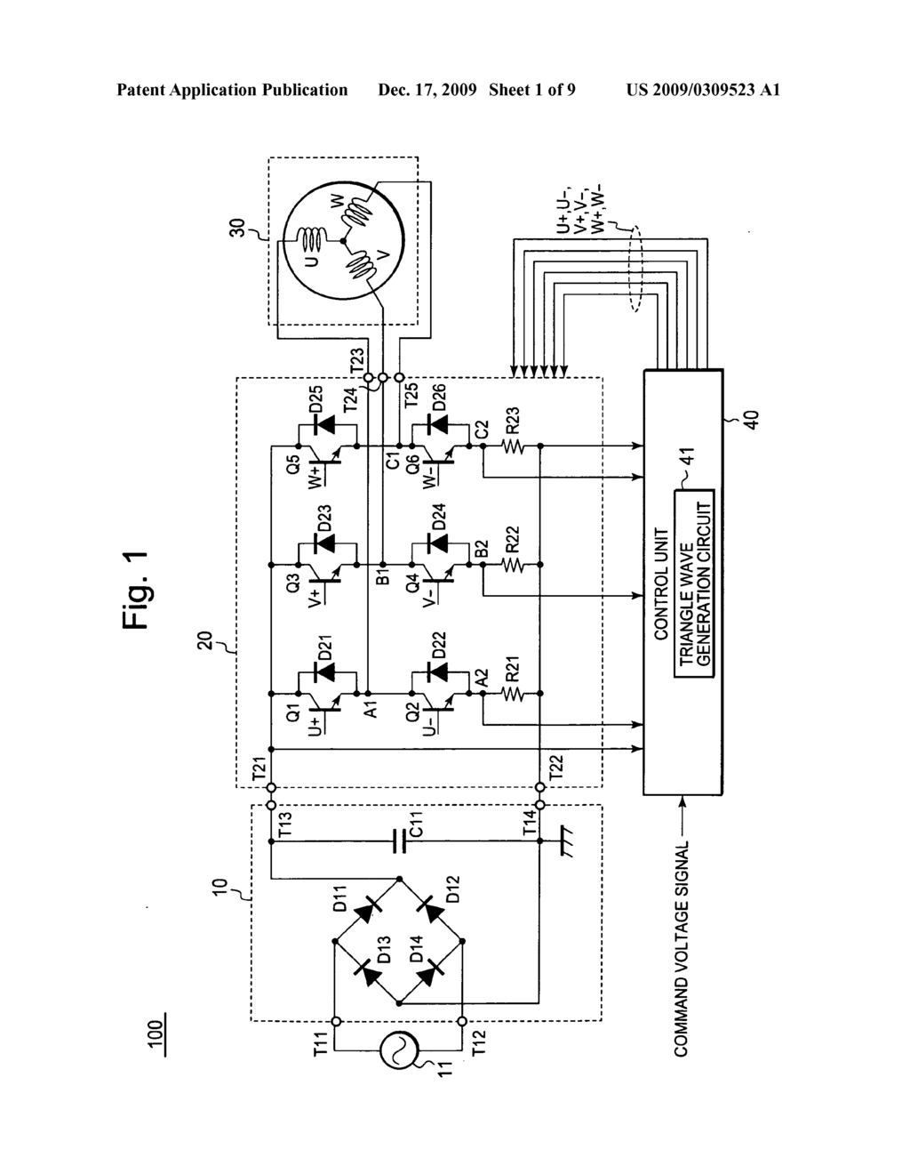 Motor driving device, and control method of motor driving device - diagram, schematic, and image 02