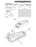 Battery charger stand set for motor vehicle diagram and image