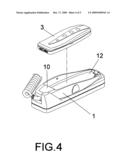 Battery charger stand set for motor vehicle diagram and image