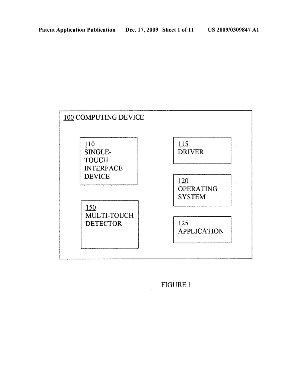 APPARATUS AND METHOD FOR PROVIDING MULTI-TOUCH INTERFACE CAPABILITY - diagram, schematic, and image 02