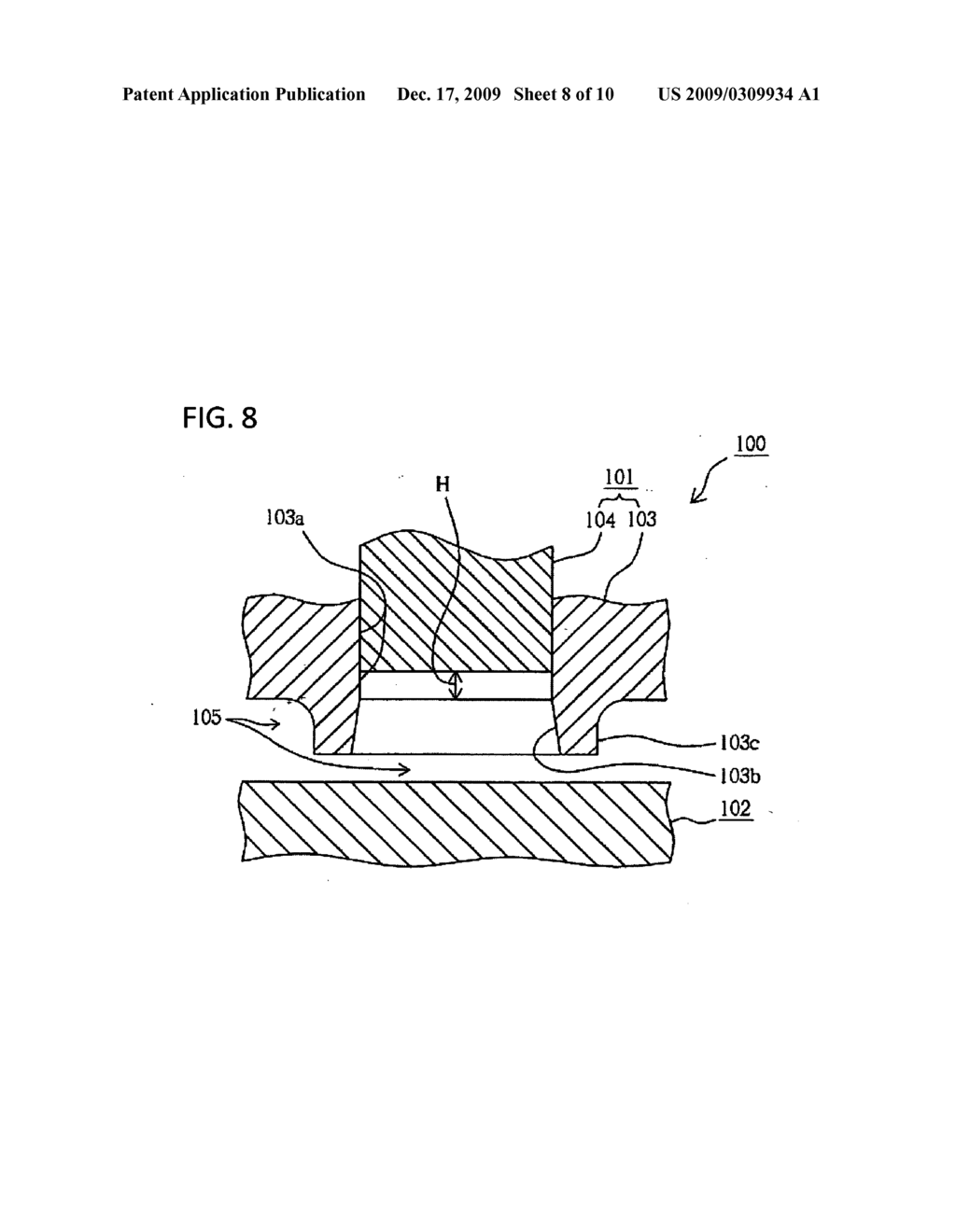 Droplet discharging apparatus and method of manufacturing the droplet discharging apparatus - diagram, schematic, and image 09