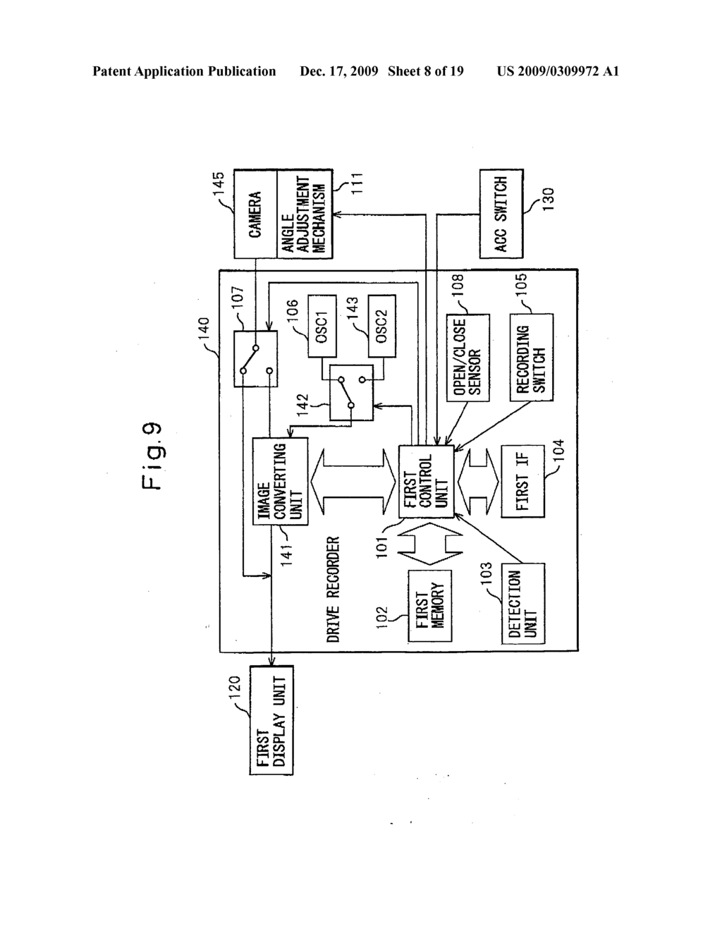 Drive recorder and system - diagram, schematic, and image 09