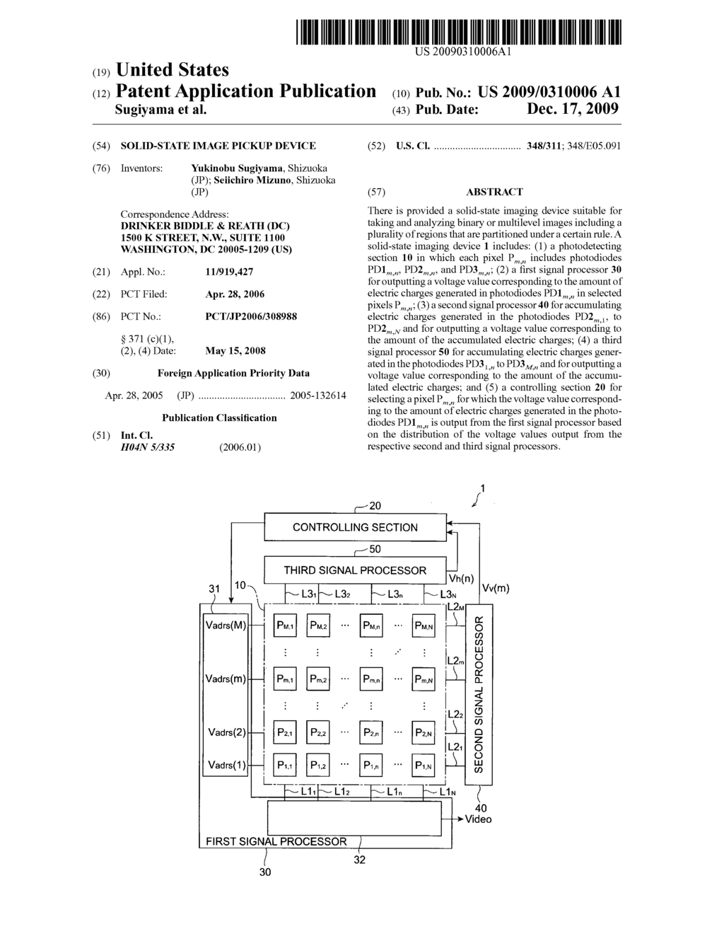 Solid-state image pickup device - diagram, schematic, and image 01