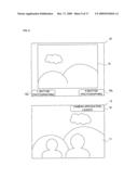 Information processing apparatus, and computer-readable storage medium recording information processing program diagram and image